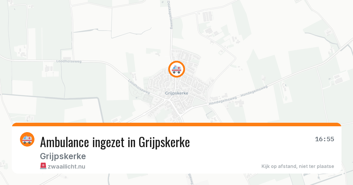Ambulance ingezet in Grijpskerke — 10 jul 2026
