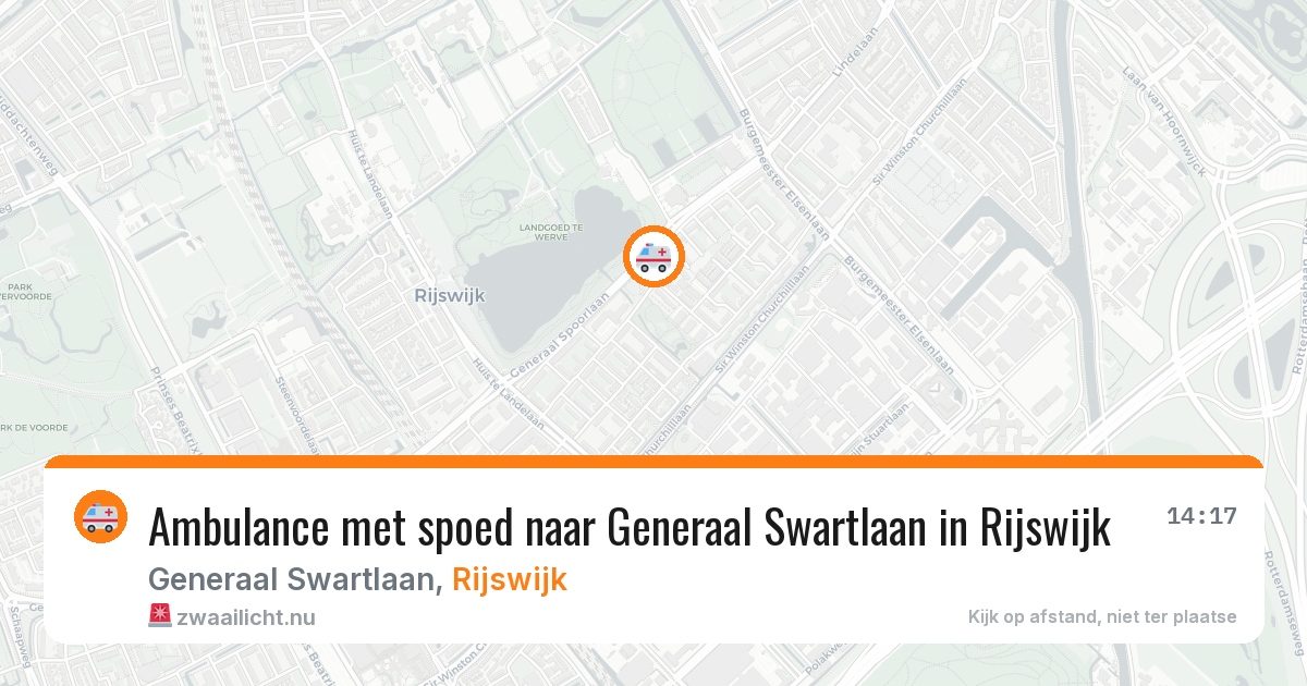 Ambulance met spoed naar Generaal Swartlaan in Rijswijk — 22 jan 2026