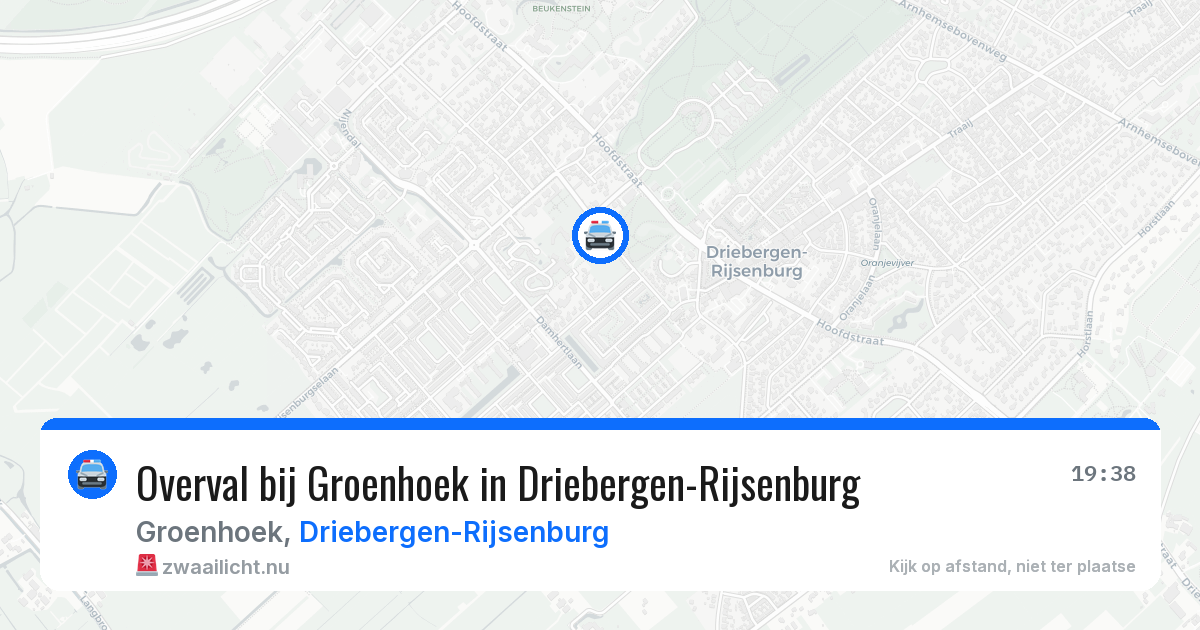 Overval bij Groenhoek in Driebergen-Rijsenburg — 11 feb 2026