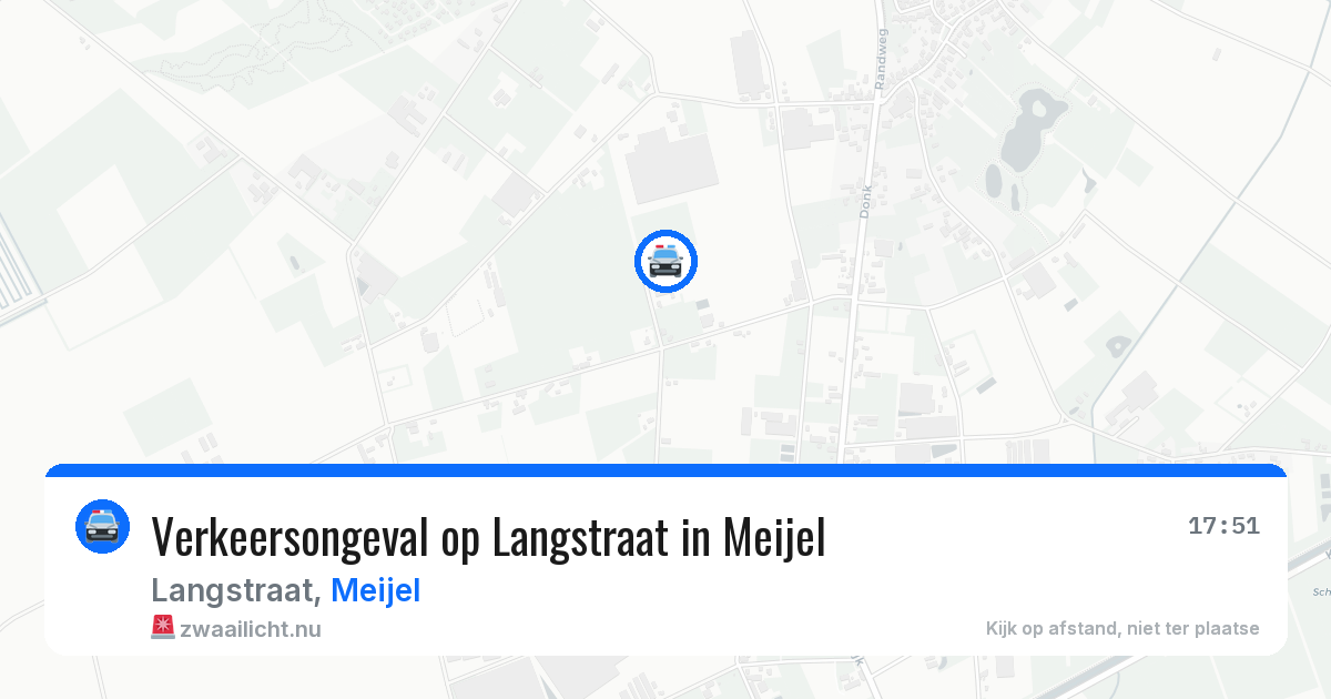 Verkeersongeval op Langstraat in Meijel — 15 apr 2026