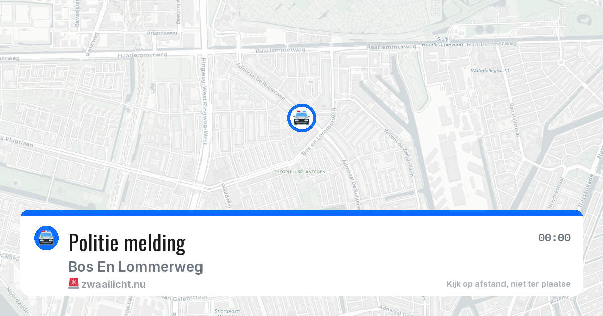 Politie melding — 12 jul 2026
