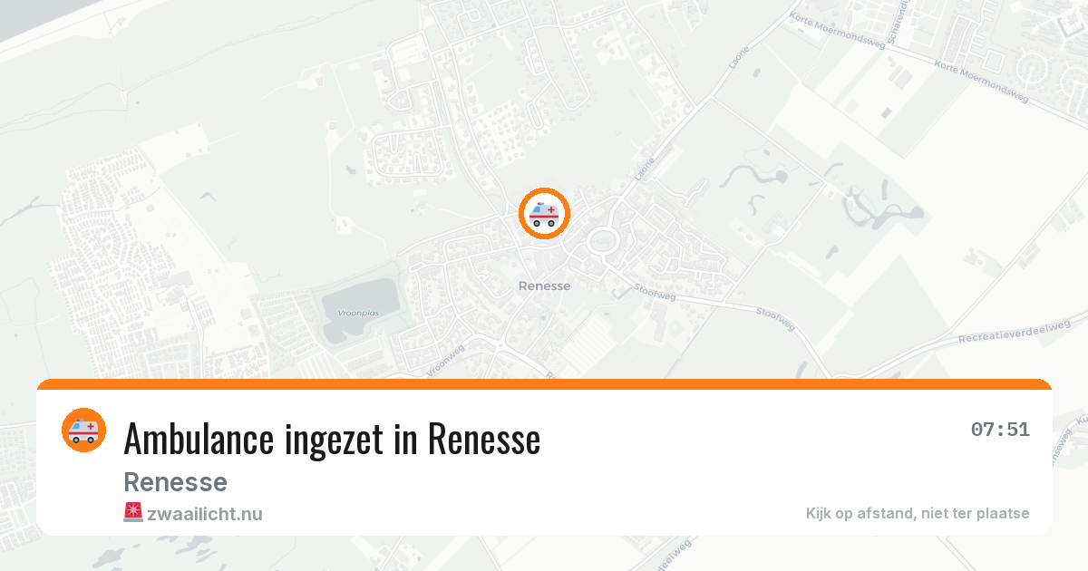 Ambulance ingezet in Renesse — 3 jun 2026