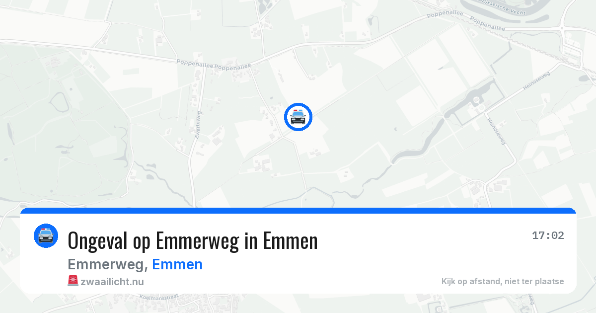Ongeval op Emmerweg in Emmen — 18 apr 2026