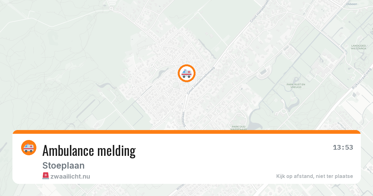 Ambulance melding — 12 feb 2026