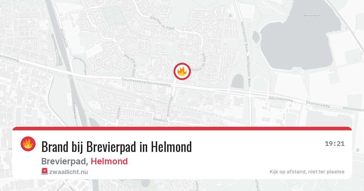 Brand bij Brevierpad in Helmond — 27 mei 2026