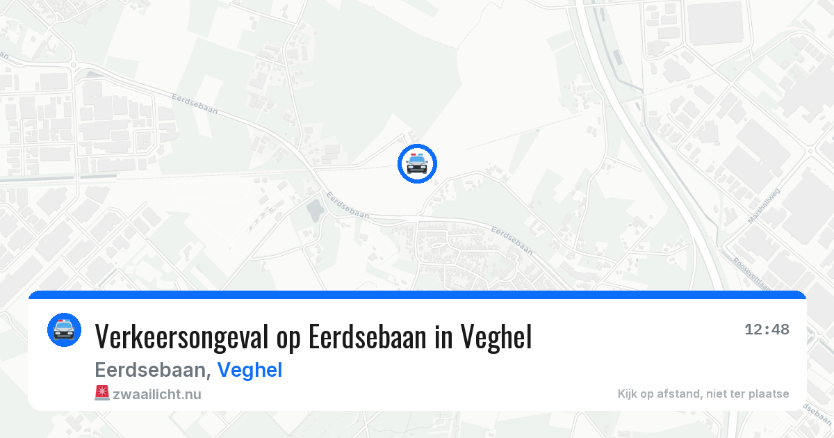 Verkeersongeval op Eerdsebaan in Veghel — 18 jul 2026