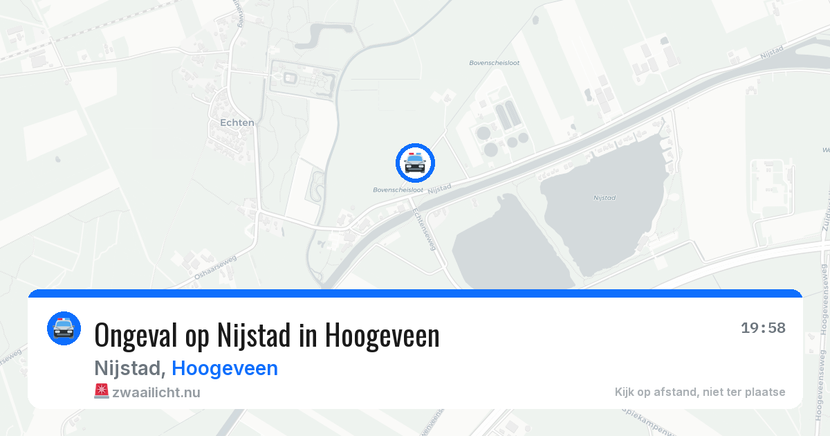Ongeval op Nijstad in Hoogeveen — 14 apr 2026