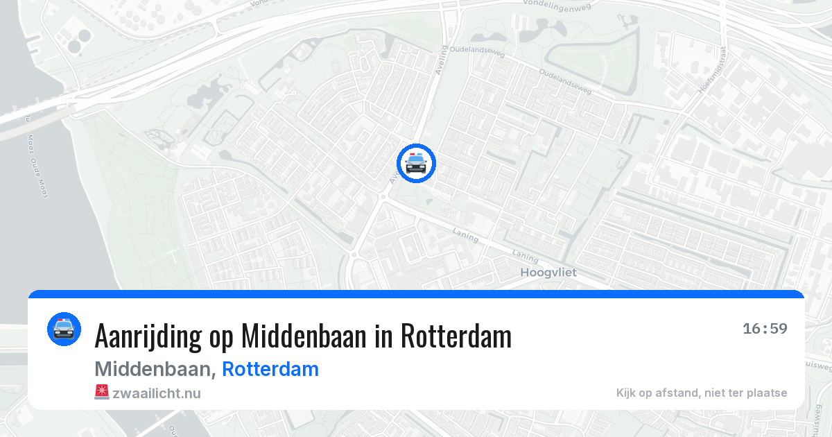 Aanrijding op Middenbaan in Rotterdam — 11 mrt 2026