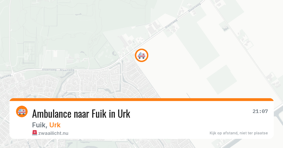 Ambulance naar Fuik in Urk — 11 apr 2026