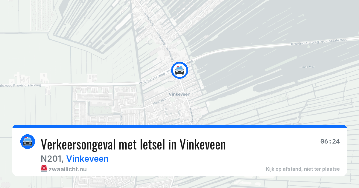 Verkeersongeval met letsel in Vinkeveen — 7 mei 2026
