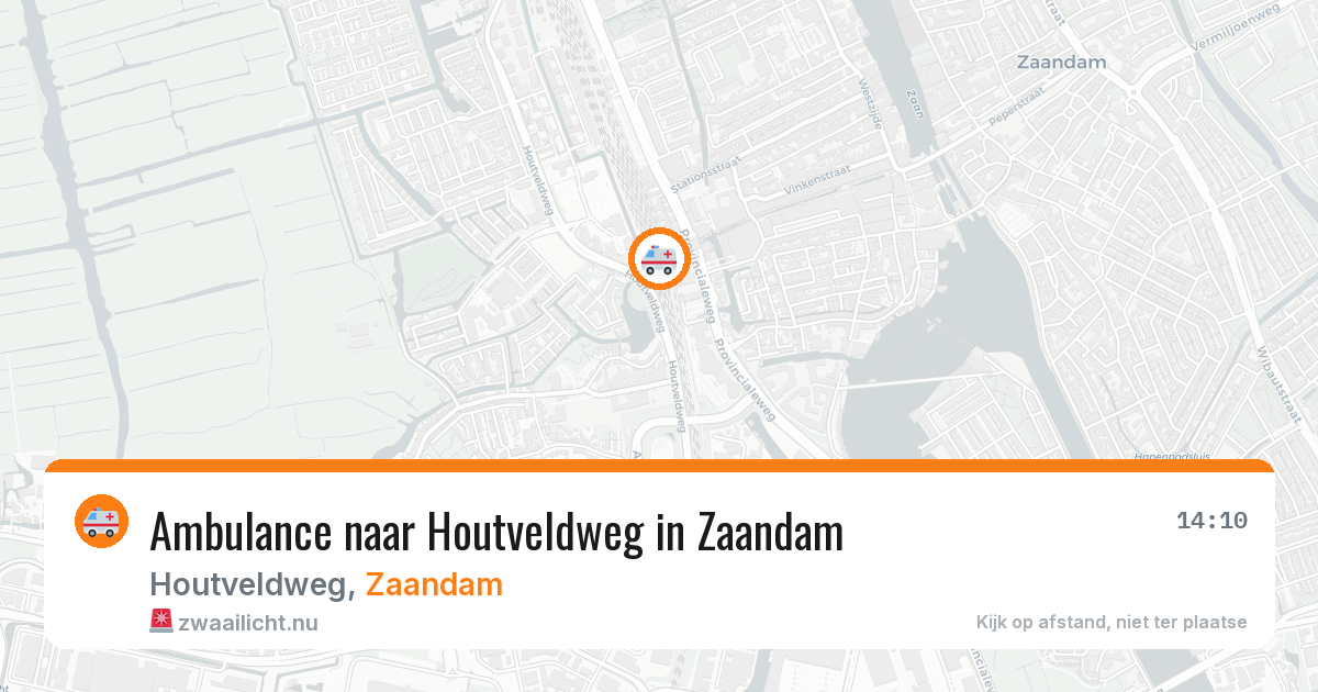 Ambulance naar Houtveldweg in Zaandam — 23 jul 2026