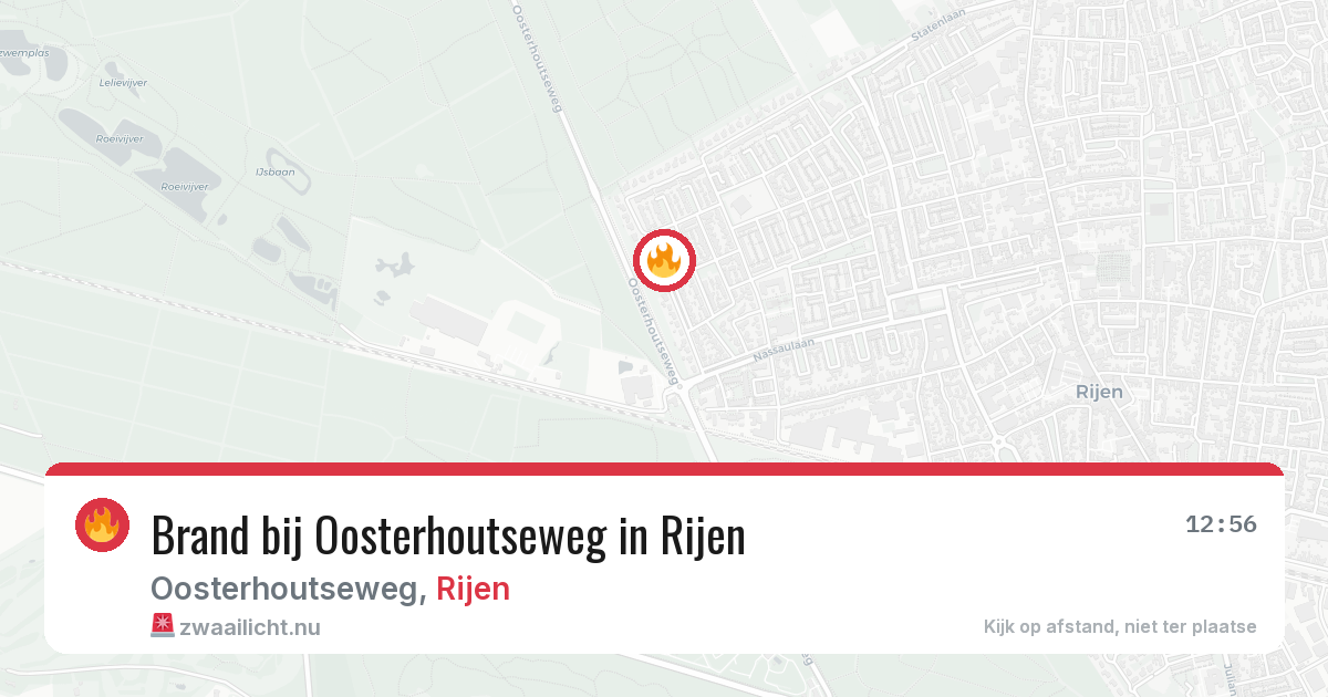 Brand bij Oosterhoutseweg in Rijen — 23 jul 2026