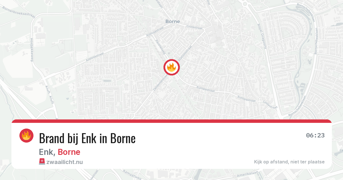 Brand bij Enk in Borne — 15 jul 2026