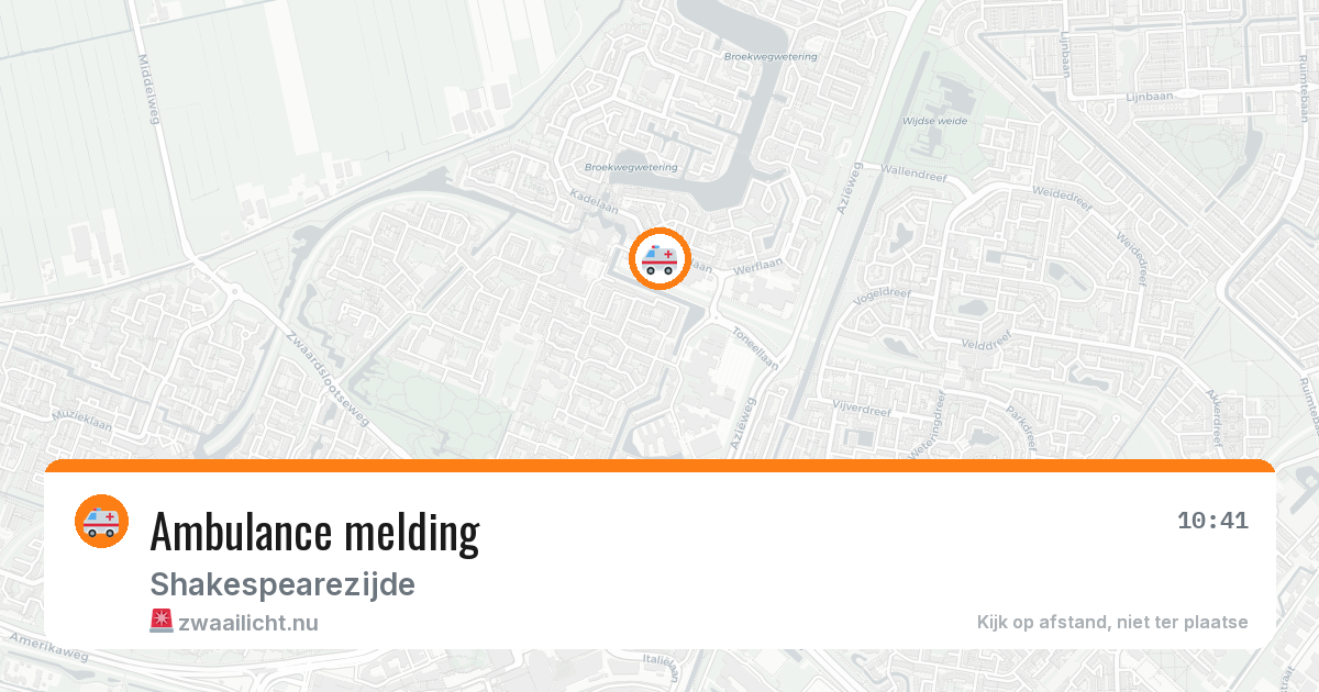 Ambulance melding — 11 feb 2026