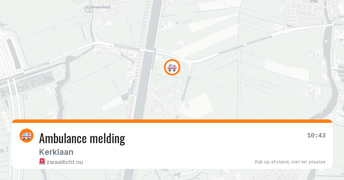 Ambulance melding — 25 jun 2026