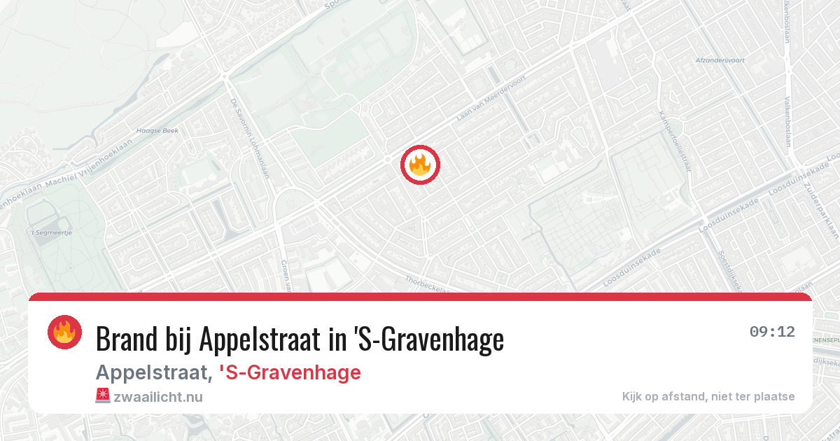 Brand bij Appelstraat in 'S-Gravenhage — 31 mrt 2026