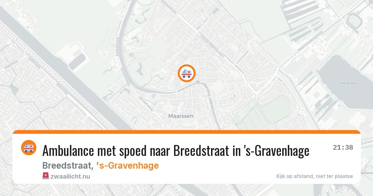 Ambulance met spoed naar Breedstraat in 's-Gravenhage — 2 apr 2026