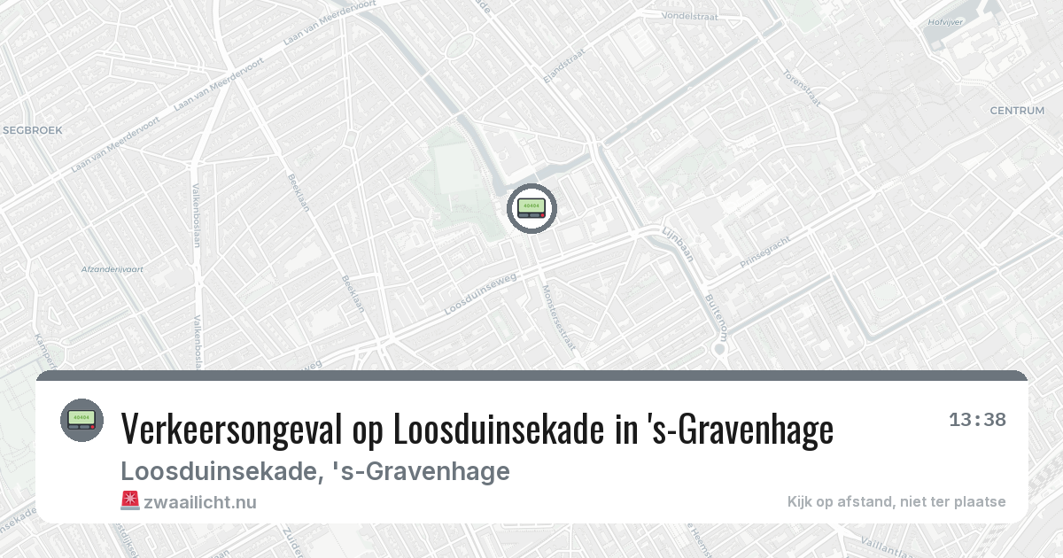 Verkeersongeval op Loosduinsekade in 's-Gravenhage — 27 feb 2026