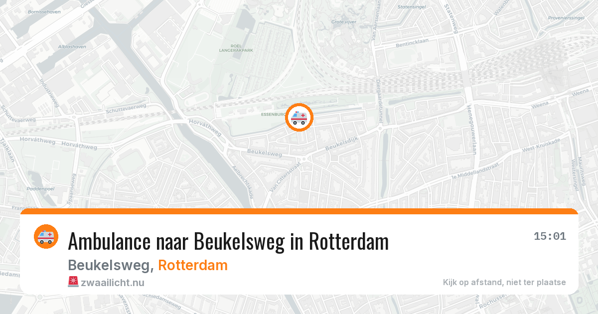 Ambulance naar Beukelsweg in Rotterdam — 11 jul 2026