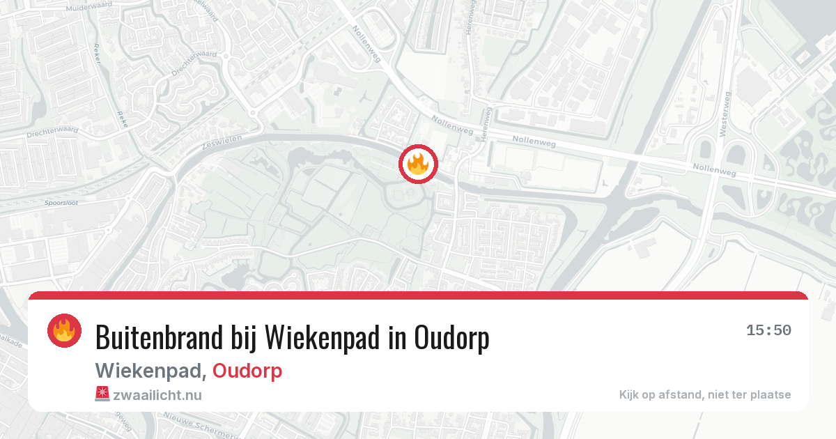 Buitenbrand bij Wiekenpad in Oudorp — 10 jul 2026
