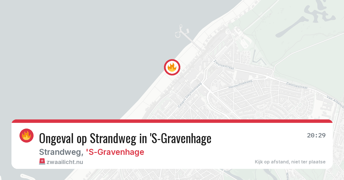 Ongeval op Strandweg in 'S-Gravenhage — 10 mrt 2026
