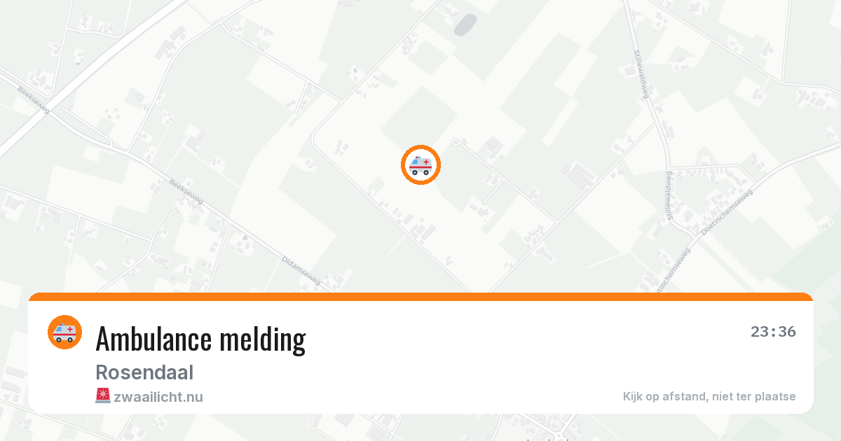 Ambulance melding — 3 apr 2026