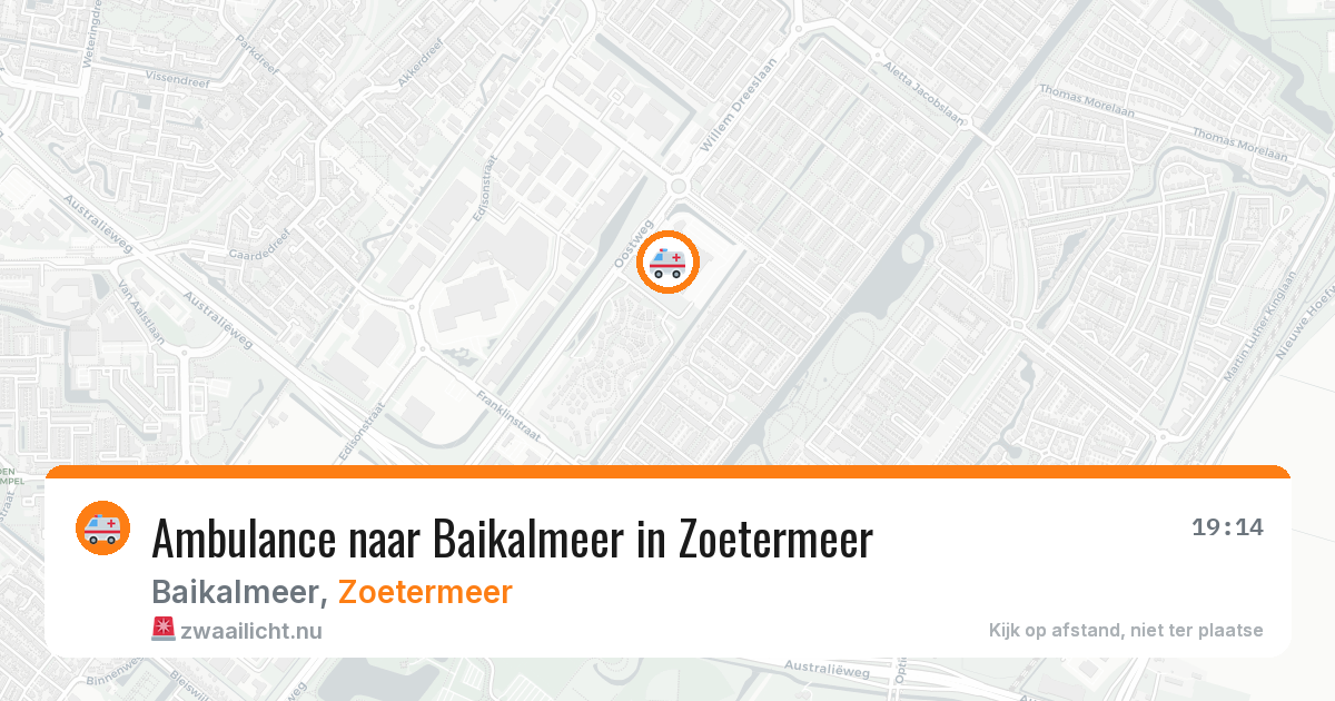 Ambulance naar Baikalmeer in Zoetermeer — 12 jul 2026