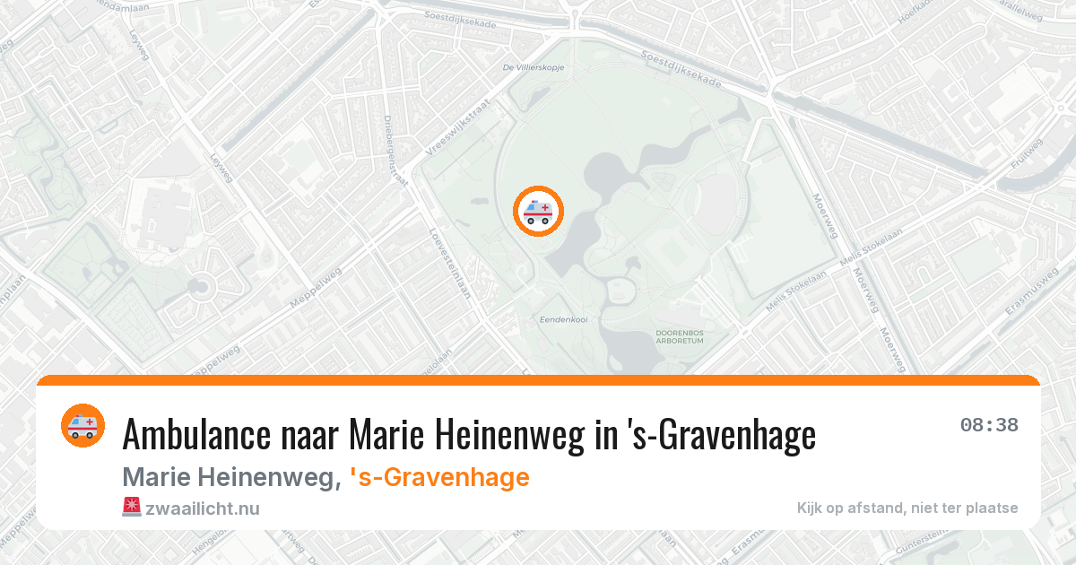Ambulance naar Marie Heinenweg in 's-Gravenhage — 20 feb 2026