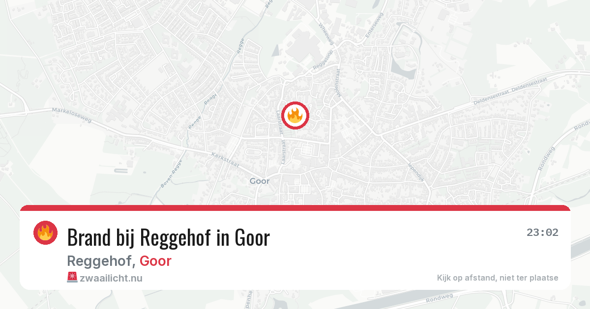 Brand bij Reggehof in Goor — 12 apr 2026