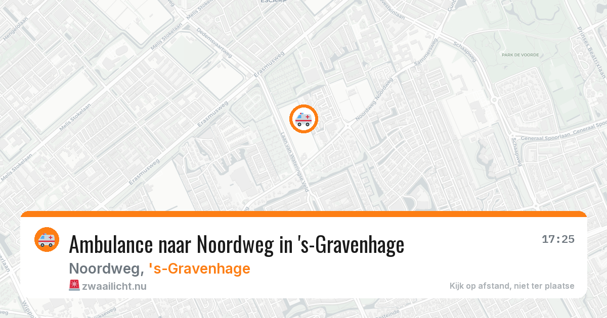 Ambulance naar Noordweg in 's-Gravenhage — 2 mrt 2026