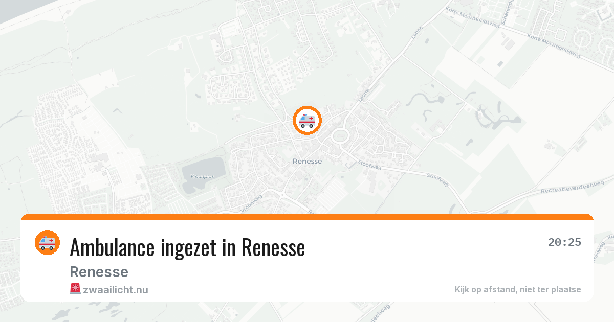 Ambulance ingezet in Renesse — 13 jul 2026