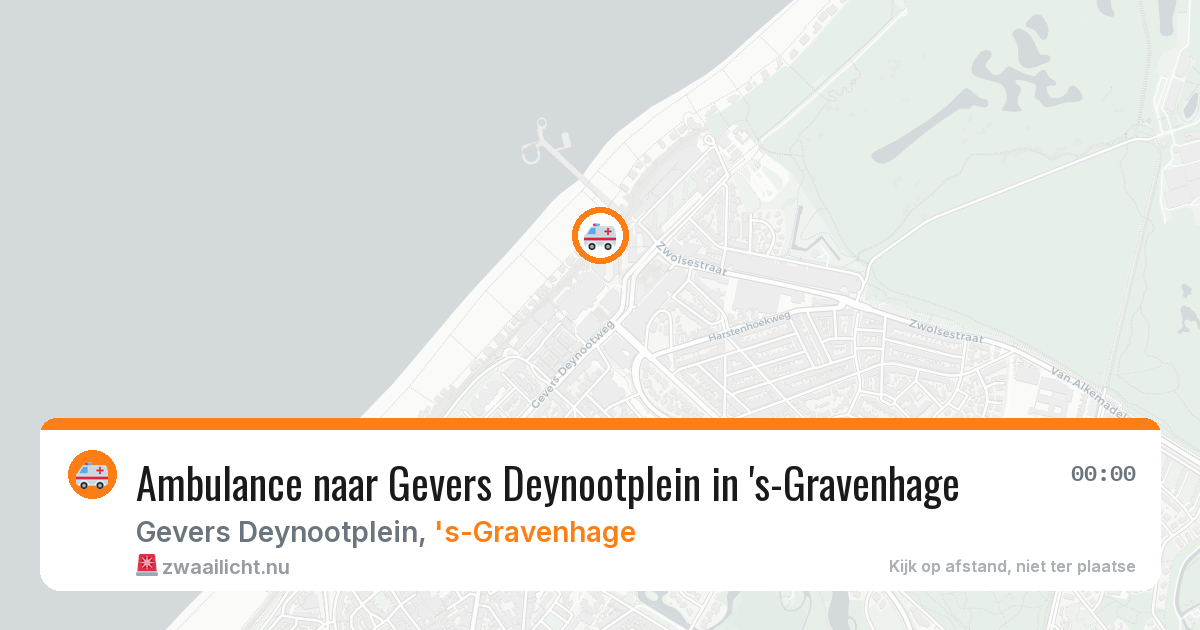 Ambulance naar Gevers Deynootplein in 's-Gravenhage — 10 jul 2026