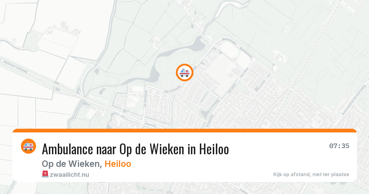 Ambulance naar Op de Wieken in Heiloo — 21 jul 2026