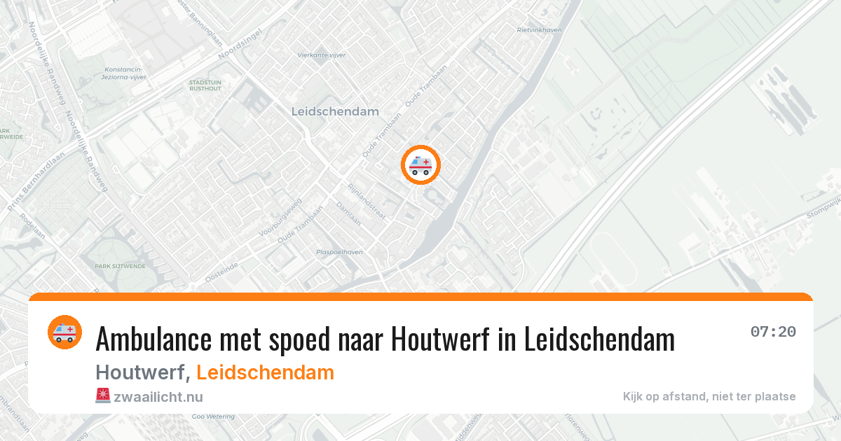 Ambulance met spoed naar Houtwerf in Leidschendam — 22 jan 2026
