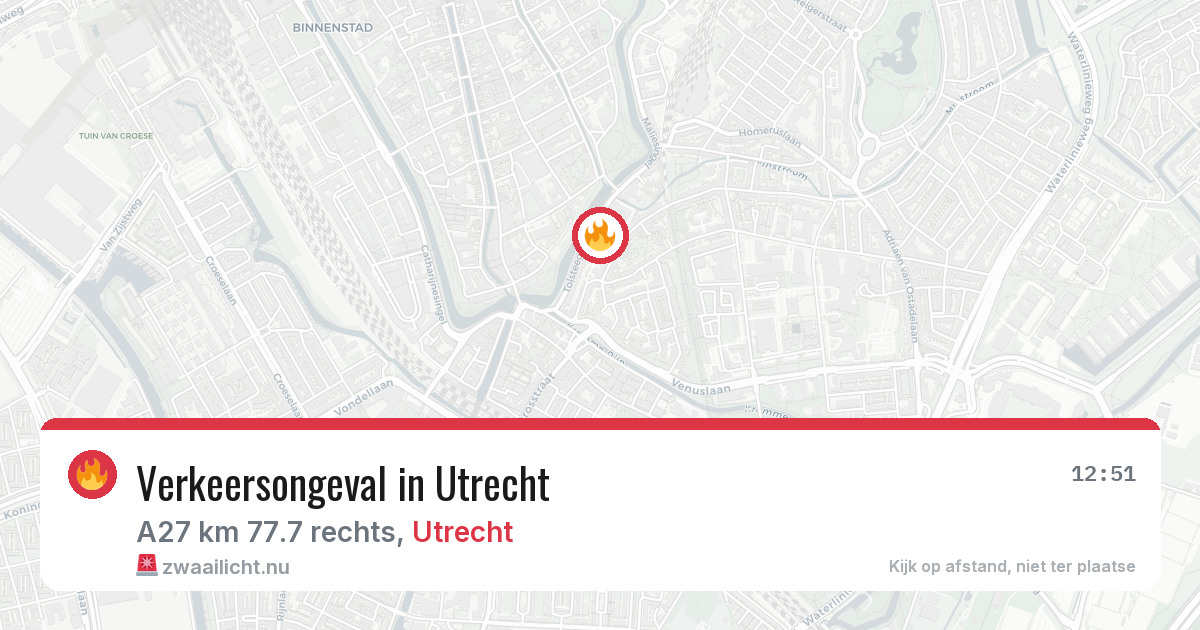 Verkeersongeval in Utrecht — 31 mrt 2026
