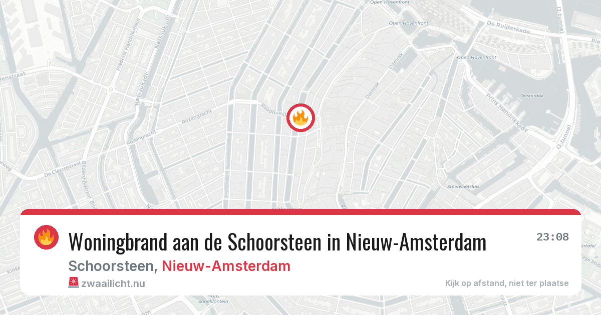 Woningbrand aan de Schoorsteen in Nieuw-Amsterdam — 18 feb 2026