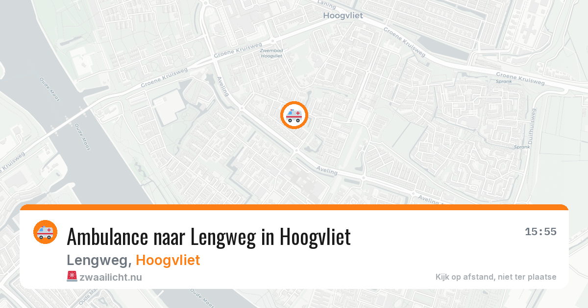 Ambulance naar Lengweg in Hoogvliet — 25 jul 2026