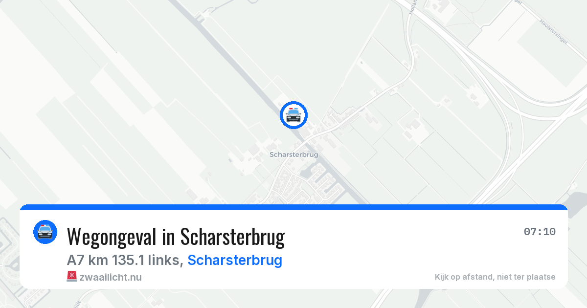 Wegongeval in Scharsterbrug — 24 jan 2026