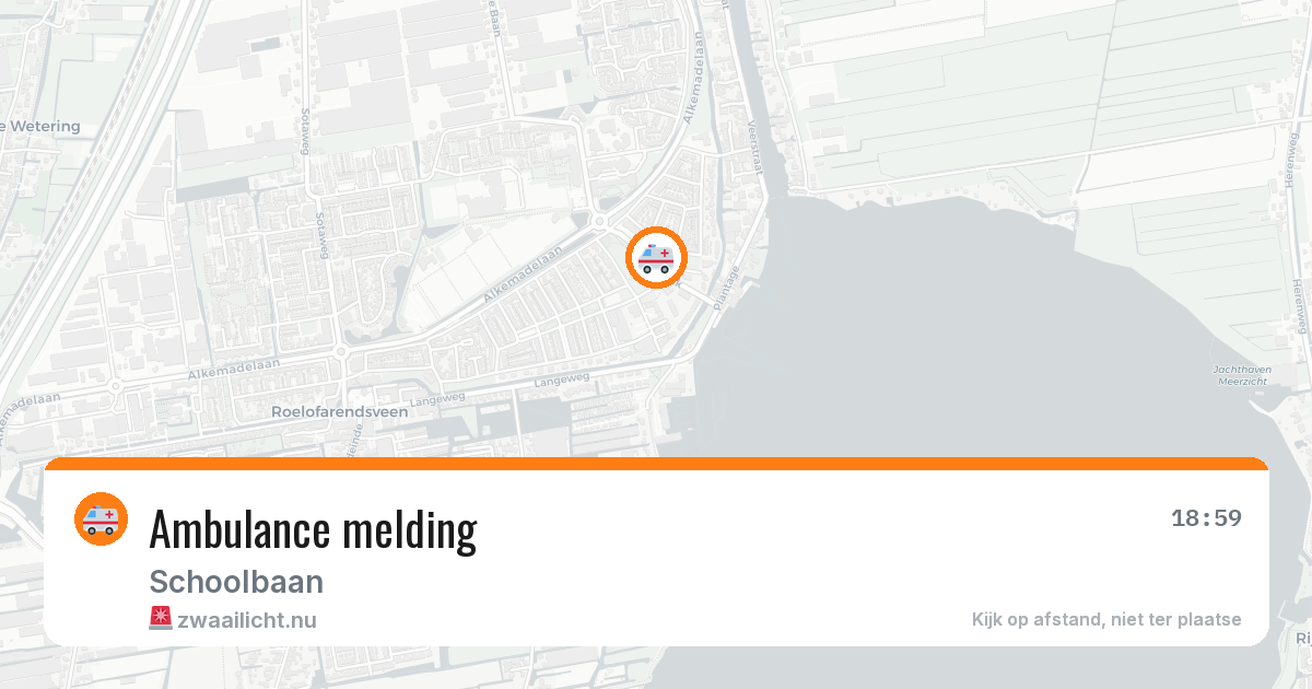 Ambulance melding — 18 jul 2026