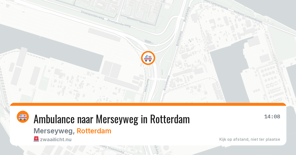 Ambulance naar Merseyweg in Rotterdam — 15 jul 2026