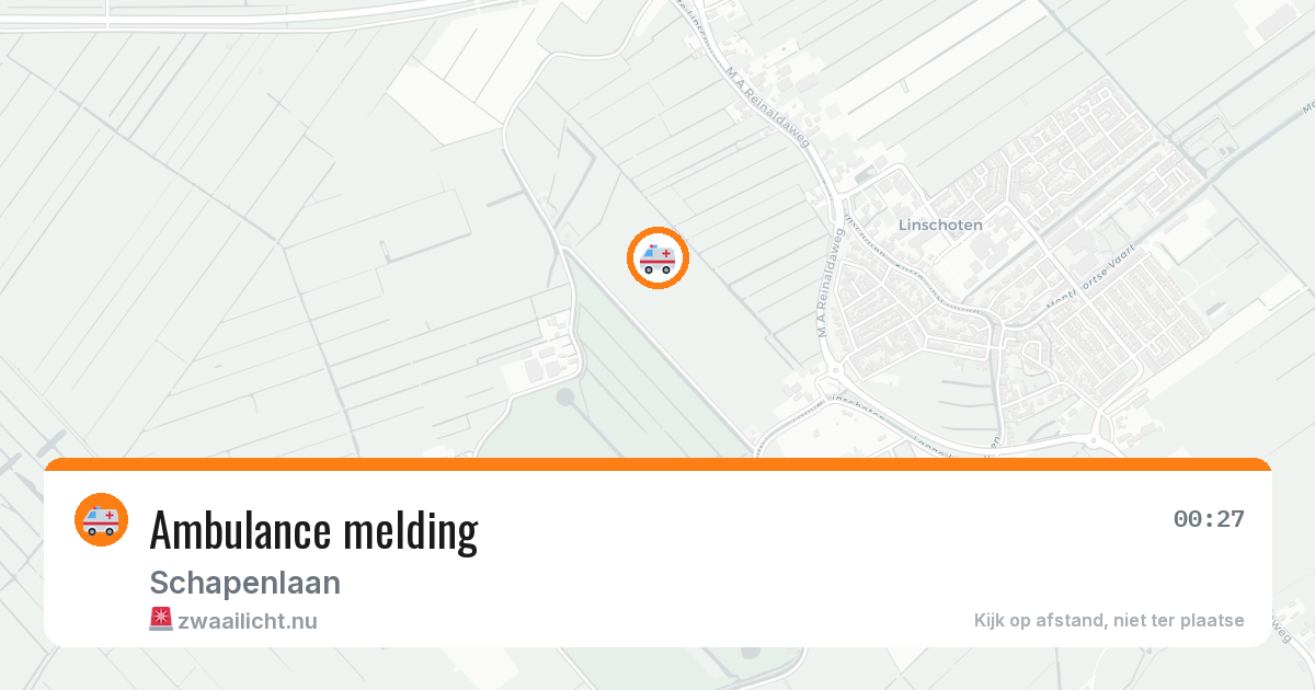 Ambulance melding — 14 jul 2026