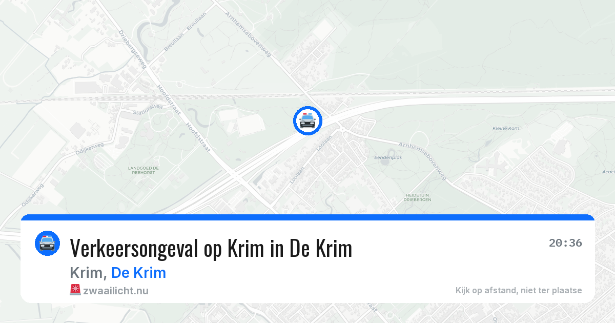 Verkeersongeval op Krim in De Krim — 5 apr 2026