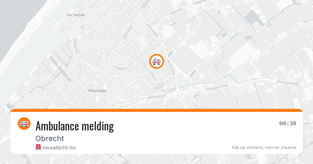 Ambulance melding — 18 jul 2026