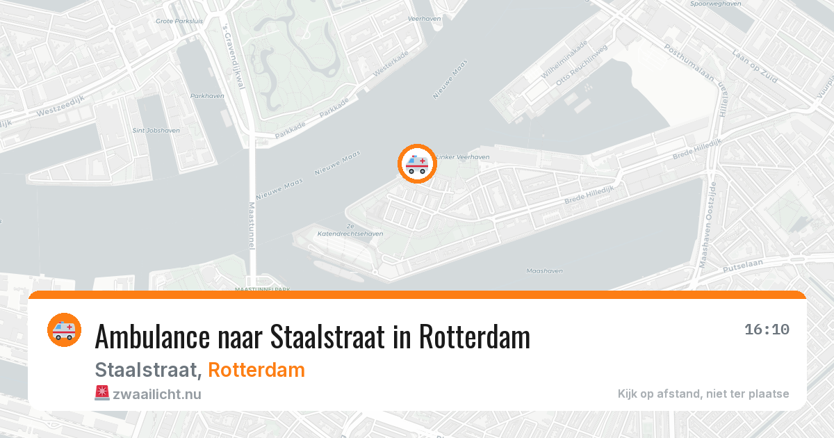 Ambulance naar Staalstraat in Rotterdam — 18 mrt 2026