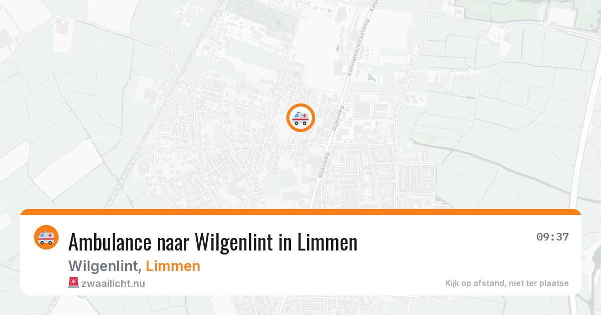 Ambulance naar Wilgenlint in Limmen — 8 jul 2026