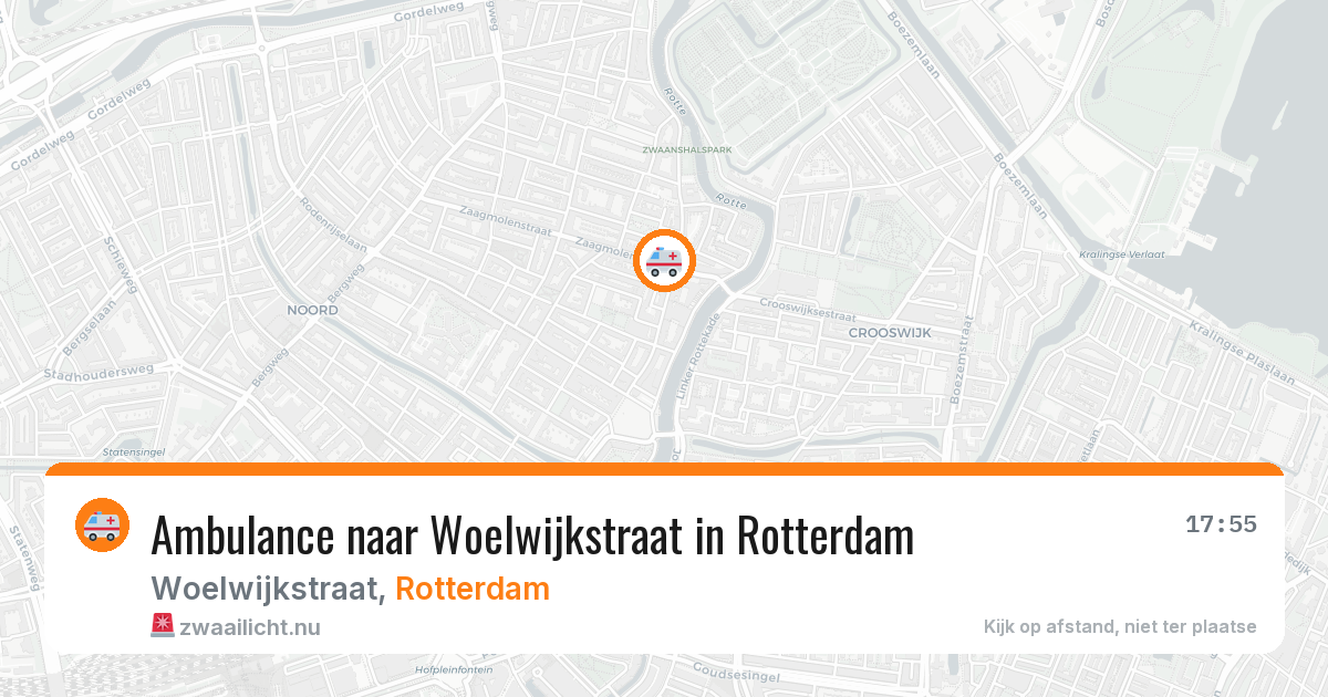 Ambulance naar Woelwijkstraat in Rotterdam — 6 mei 2026