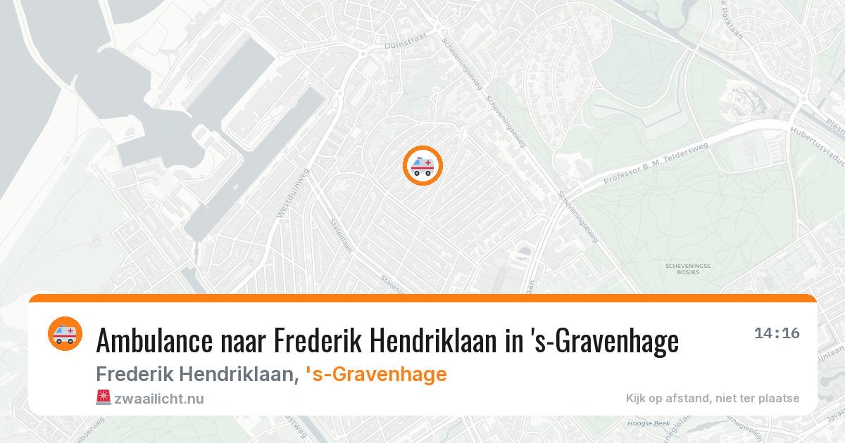 Ambulance naar Frederik Hendriklaan in 's-Gravenhage — 5 mei 2026