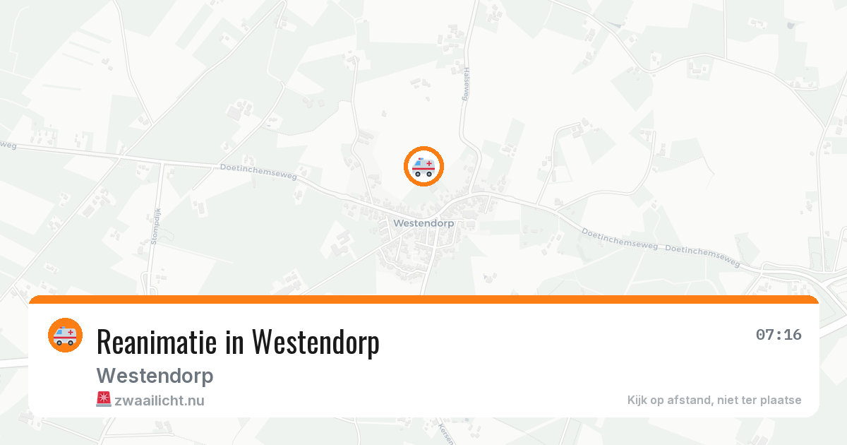 Reanimatie in Westendorp — 15 mei 2026