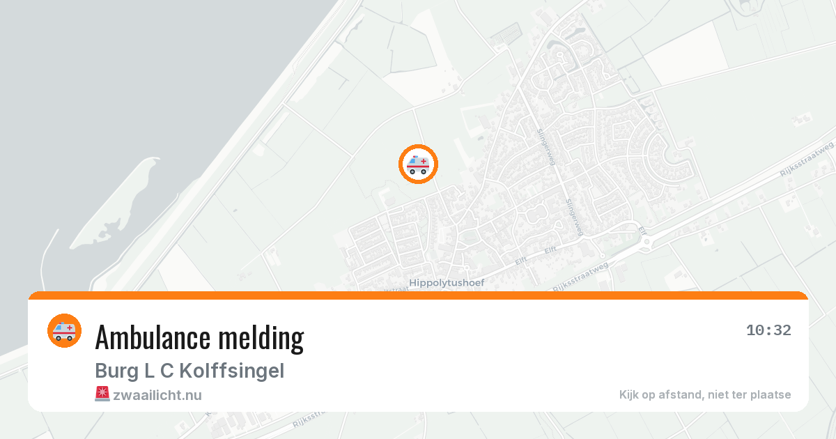 Ambulance melding — 23 apr 2026