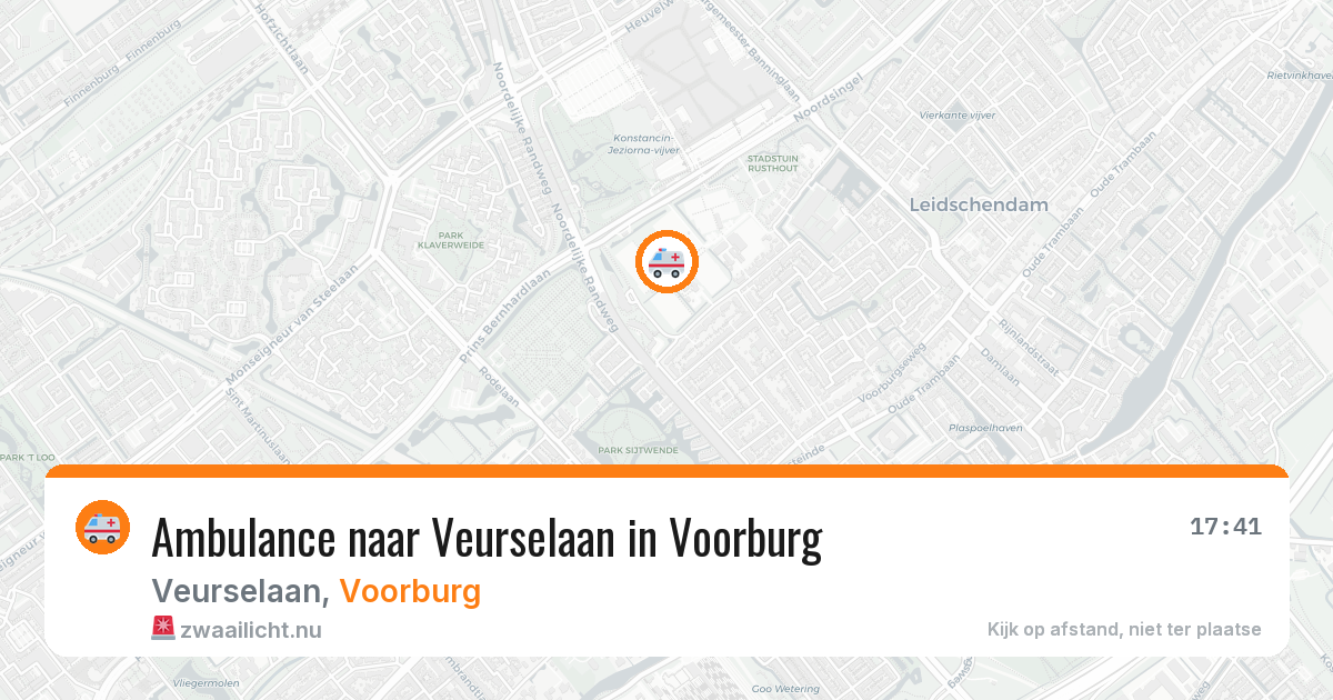 Ambulance naar Veurselaan in Voorburg — 6 jun 2026